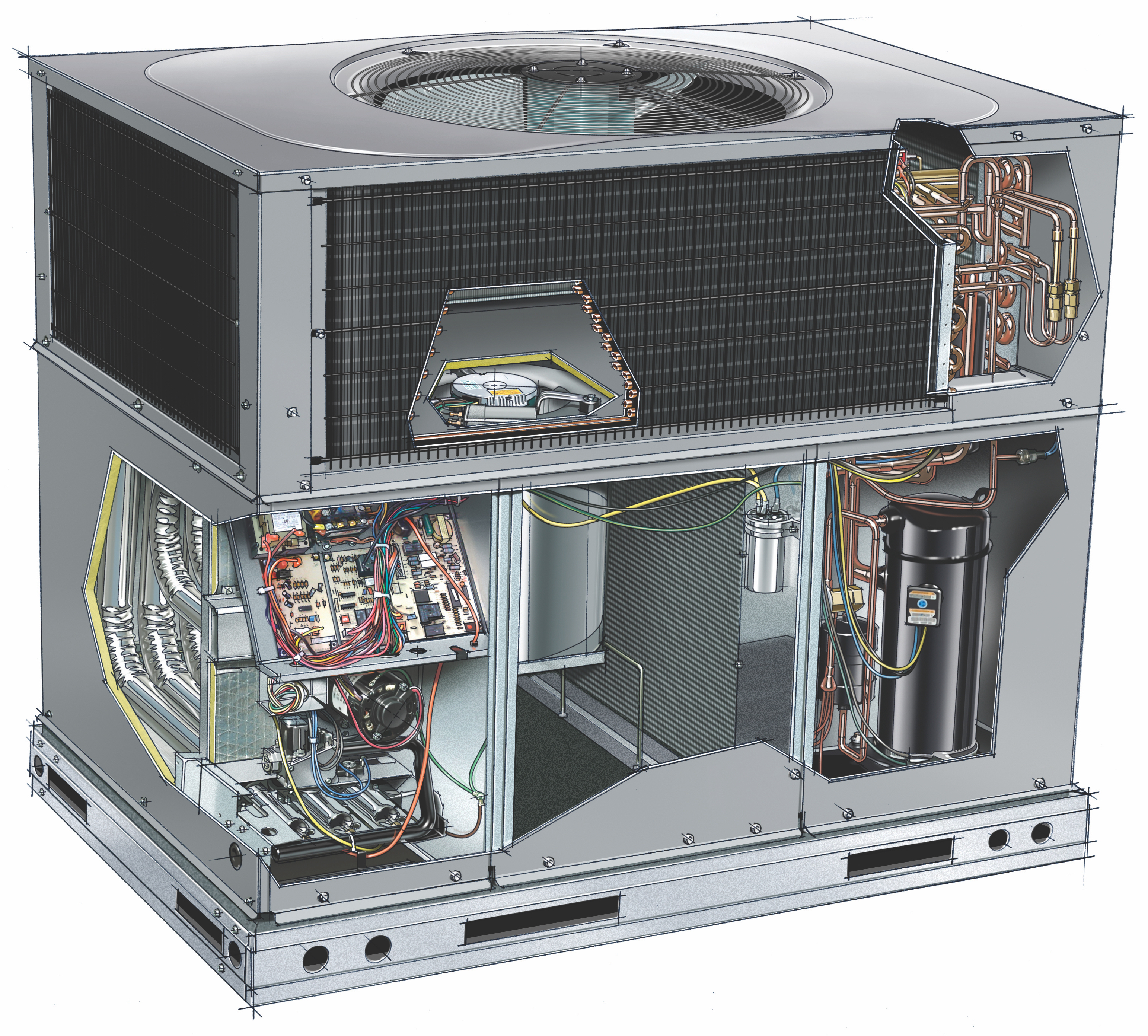 Dual-Fuel Package Units